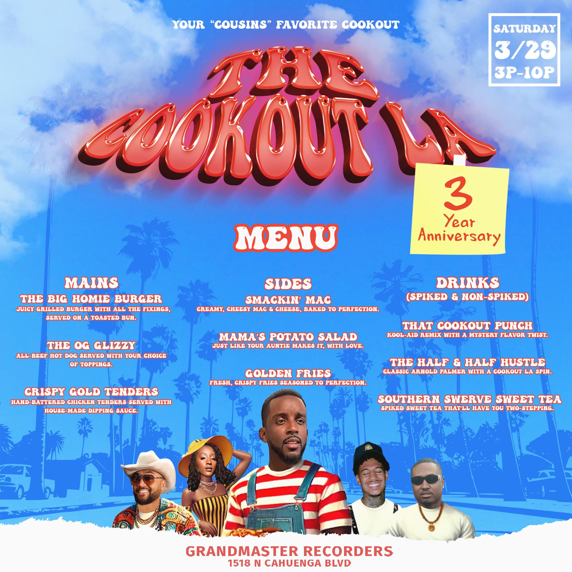 The Cookout LA: 3-Year Anniversary & Season Kickoff